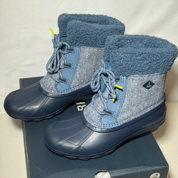 Sperry Syren Alpine Boots| Women Blue | Size 6 - Picture 1 of 7